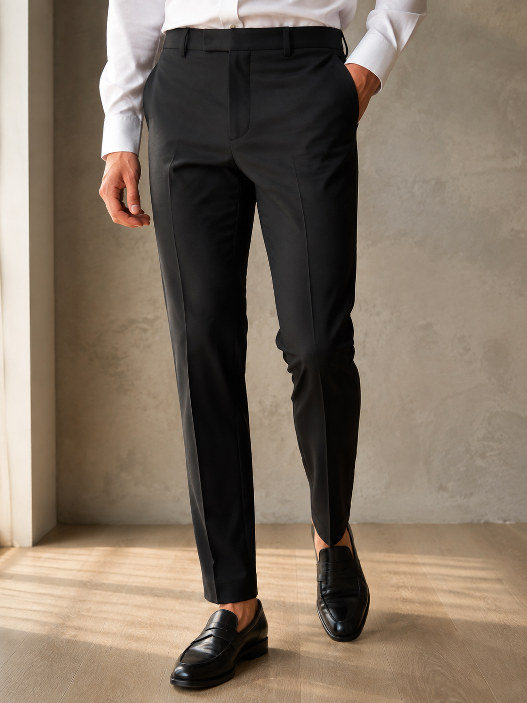 Black Tailored Dress Pants