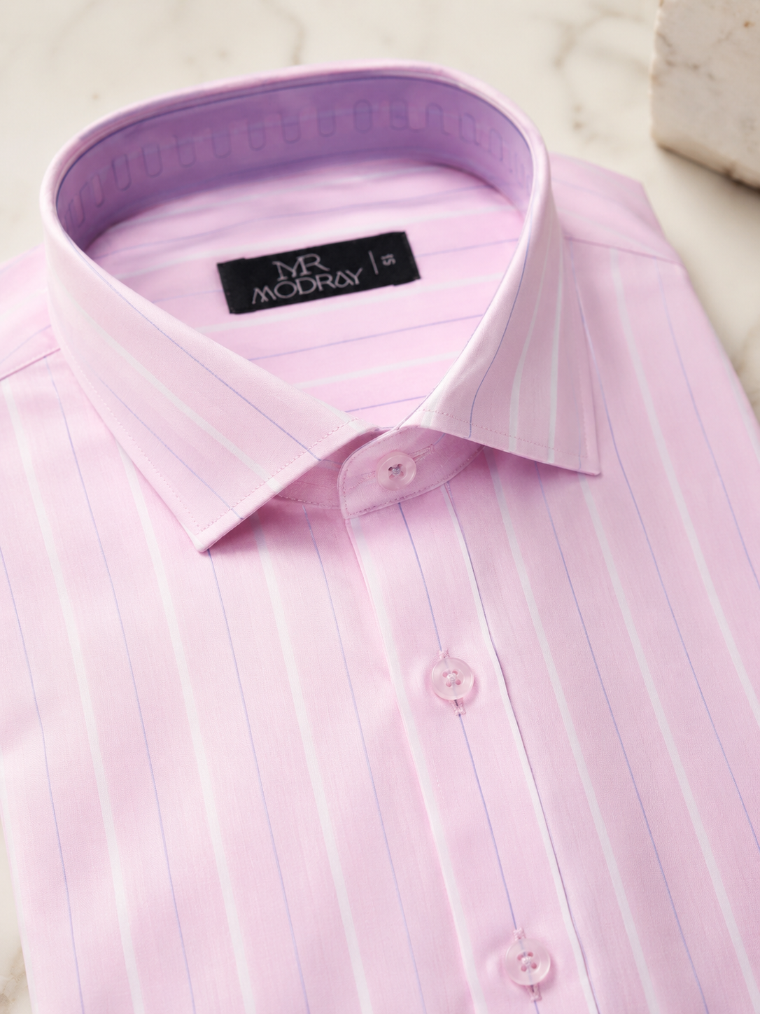 Pink Lining Dress Shirt