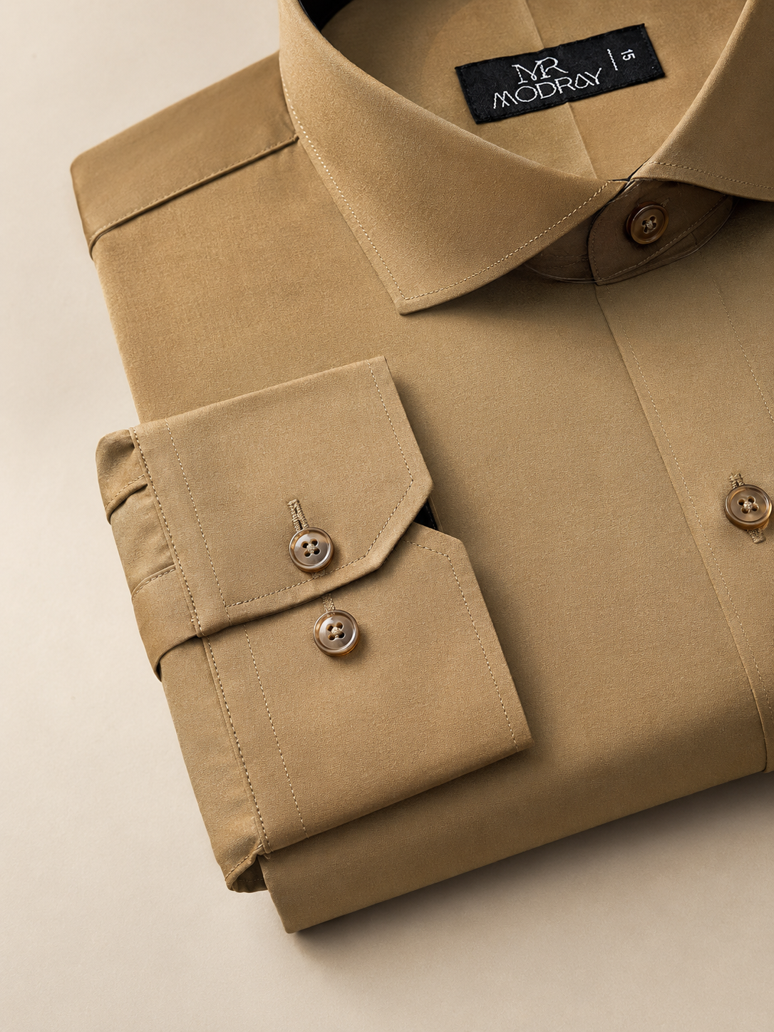 Dark Brown Dress Shirt