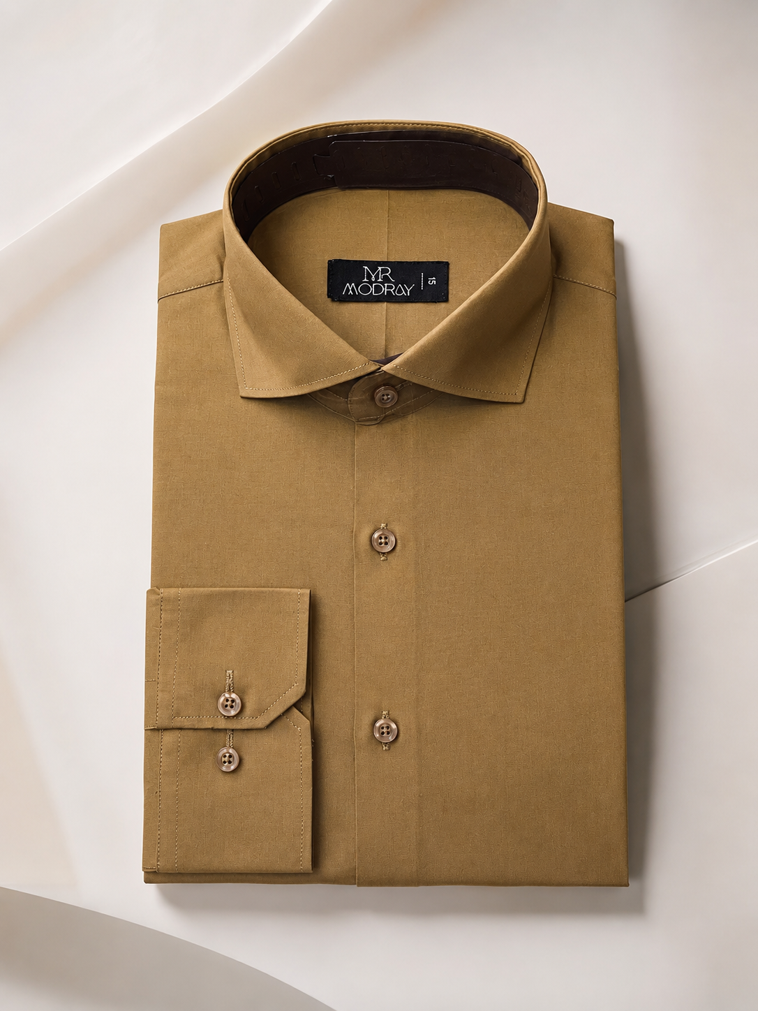 Dark Brown Dress Shirt