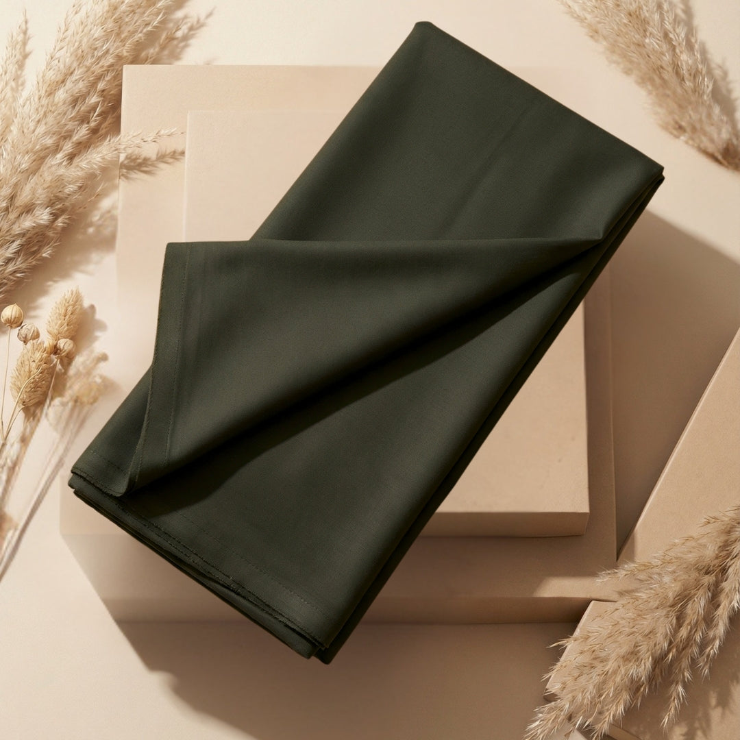 Dark Green Unstitched Fabrics