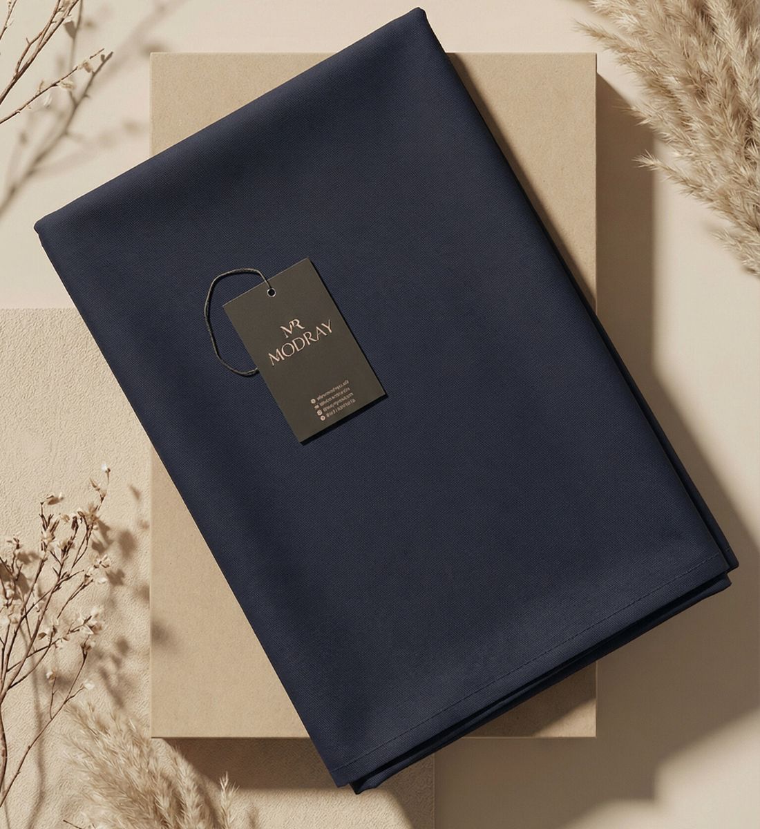 Mens Blue Unstitched Fabrics