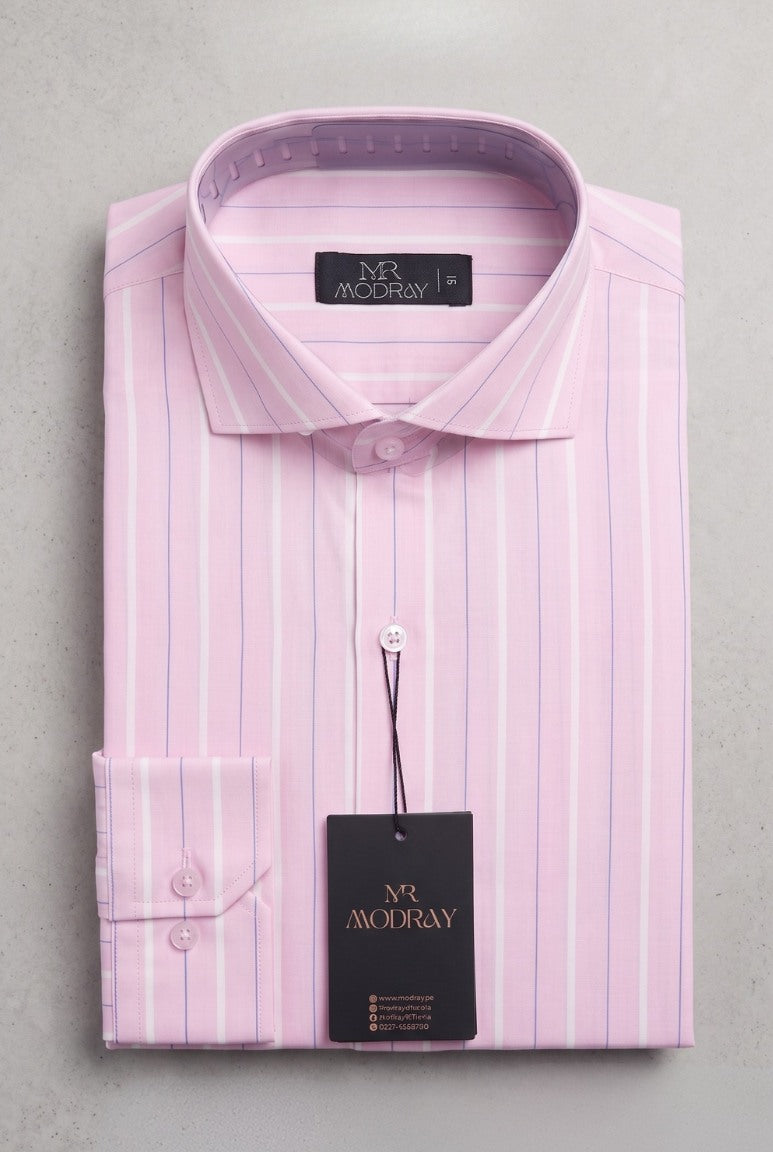 Pink Lining Dress Shirt