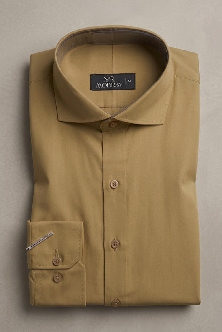 Dark Brown Dress Shirt