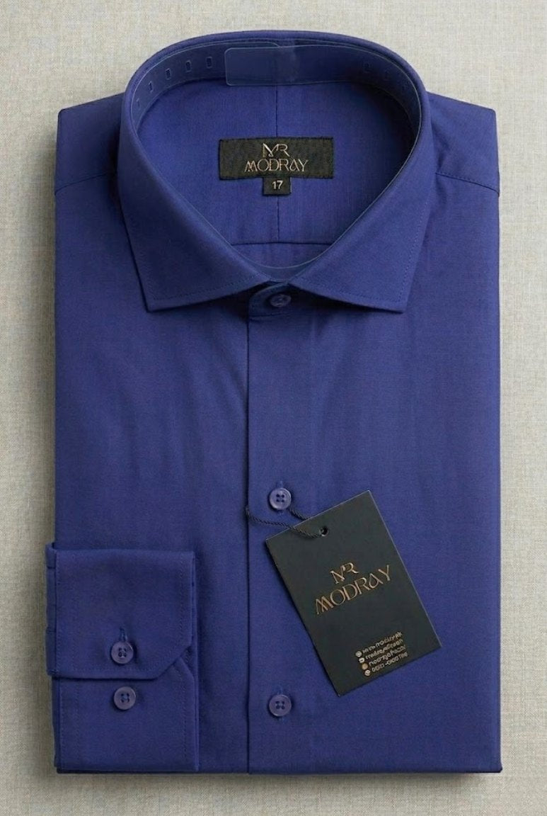 Navy Blue Dress Shirt